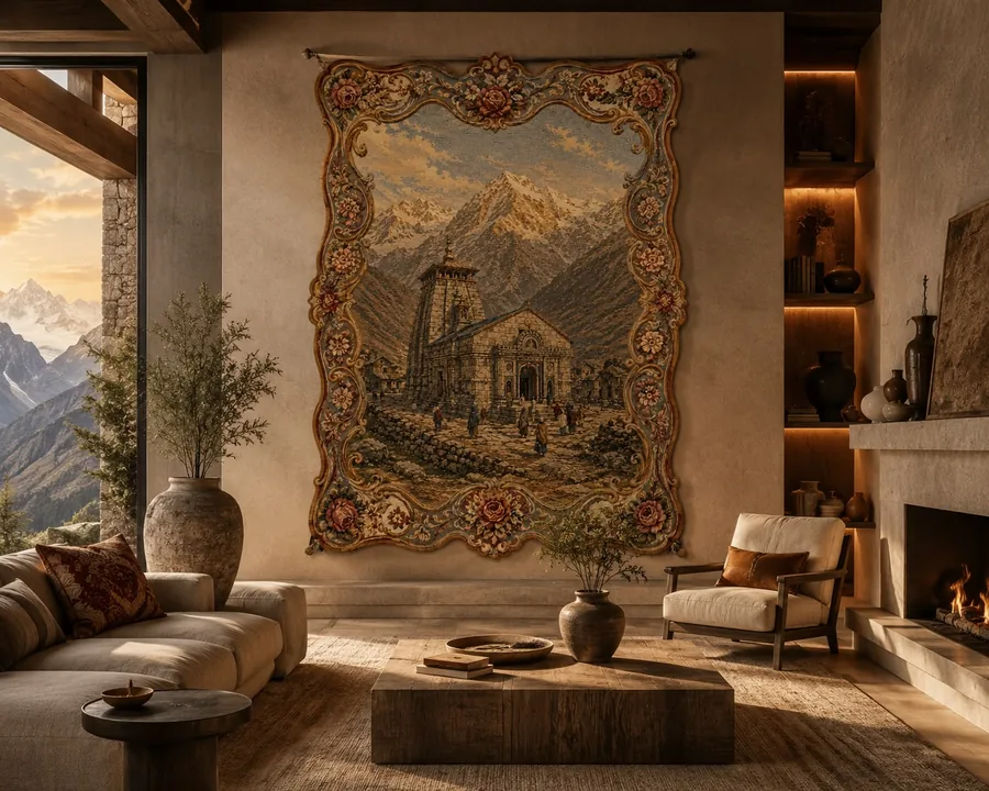 Traditional gold embroidered artwork